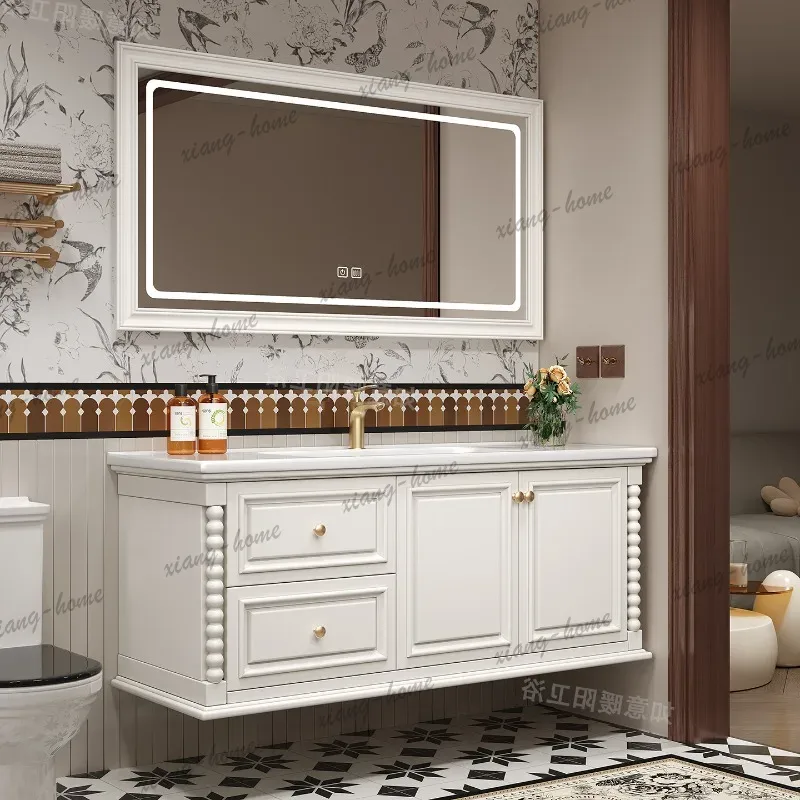 Wooden Small Bathroom Cabinet  - Home Bathroom Vanity Combo review and price