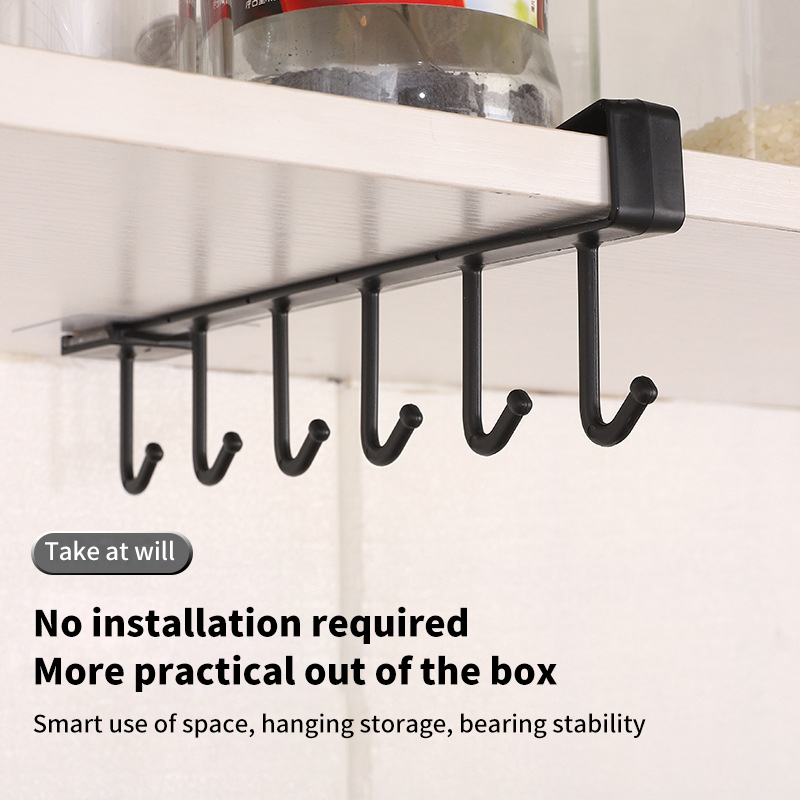 6 Hooks Storage Shelf Plastic  - Home Edit Bathroom Storage review and price