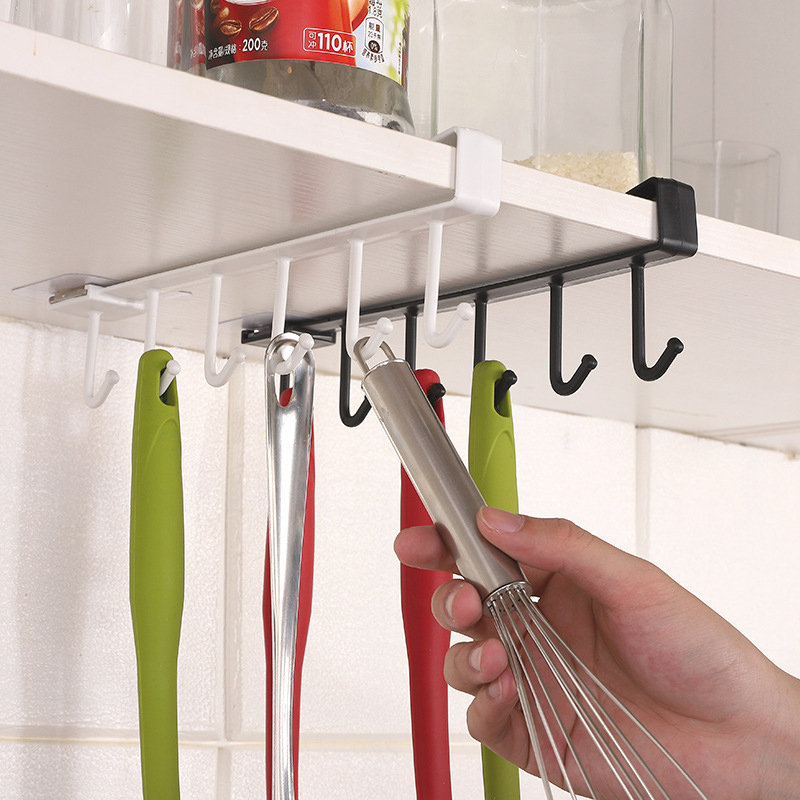 6 Hooks Storage Shelf Plastic  - Home Edit Bathroom Storage review and price