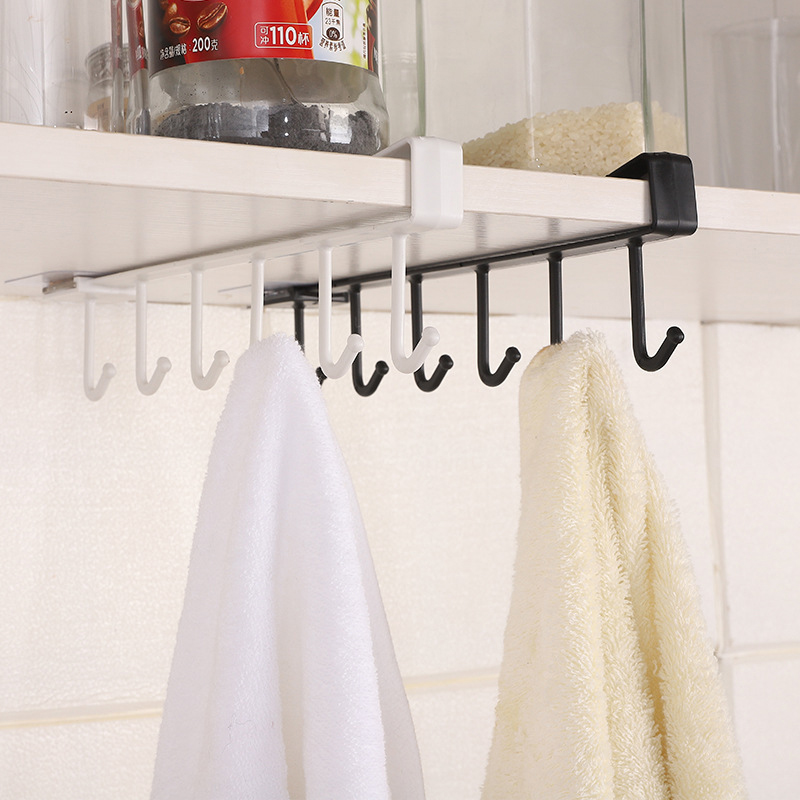 6 Hooks Storage Shelf Plastic  - Home Edit Bathroom Storage review and price