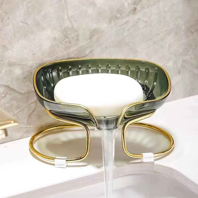Gold Edged Toilet Soap Drain B - Home Edit Bathroom Storage review and price