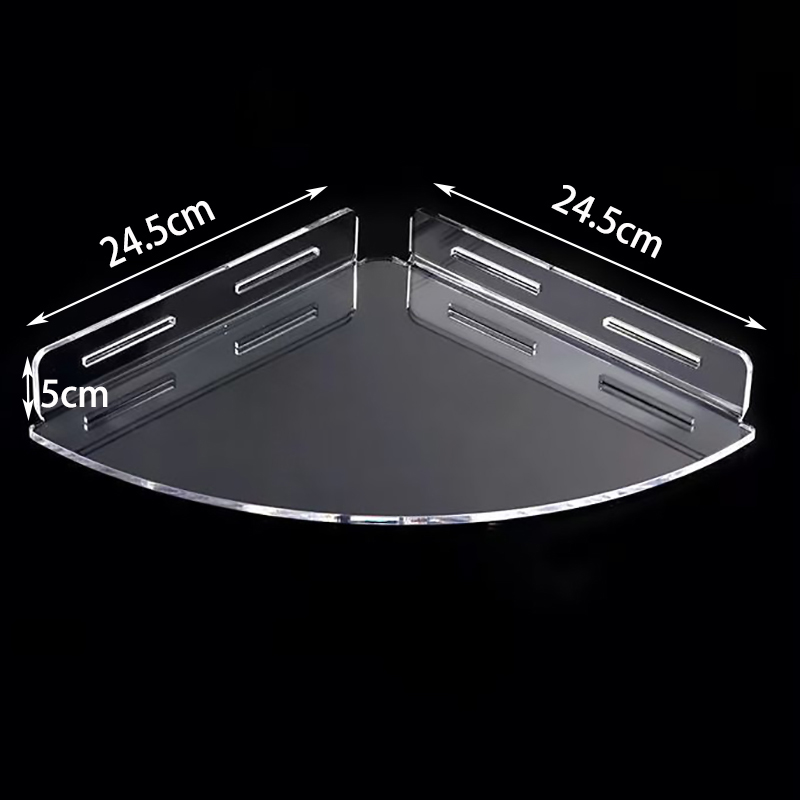 6 Color Corner Transparent Acr - Home Edit Bathroom Storage review and price