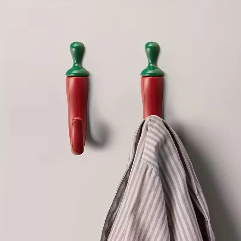 10PC Pepper Shaped Wall Hooks  - Home Bathroom Organizer review and price